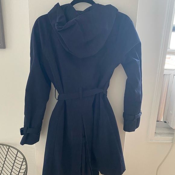 J.Crew Navy Raincoat Trench Coat size 2 - Picture 5 of 7